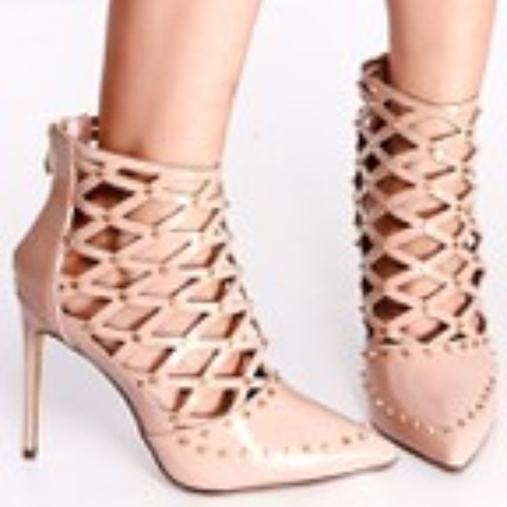 Nude stiletto heels